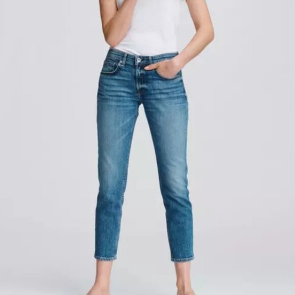 rag & bone | Dre Low-Rise Boyfriend Jean | Size 26 - Picture 1 of 10